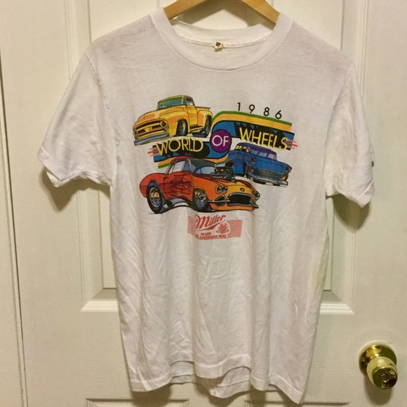 Other - Vintage 1986 World of Wheels t-shirt!